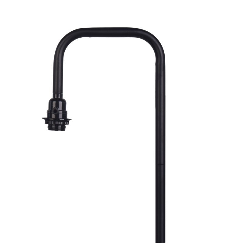 Mainstays Black Metal Floor Lamp with Natural Rope Shade - Indoor Lighting