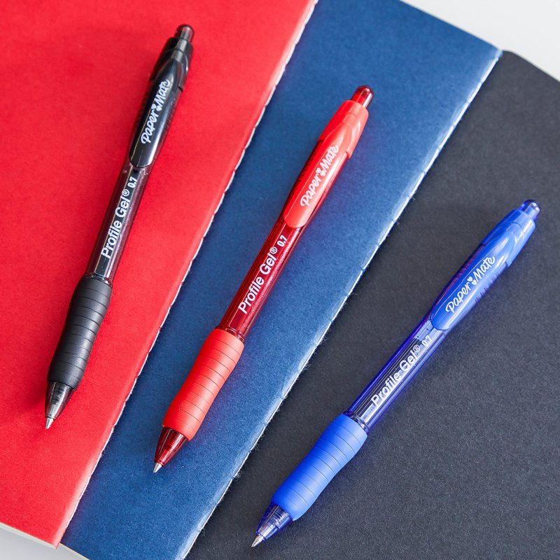 Gel Pens 0.7mm Black Retractable Pen Pack of 36 - Smooth Writing