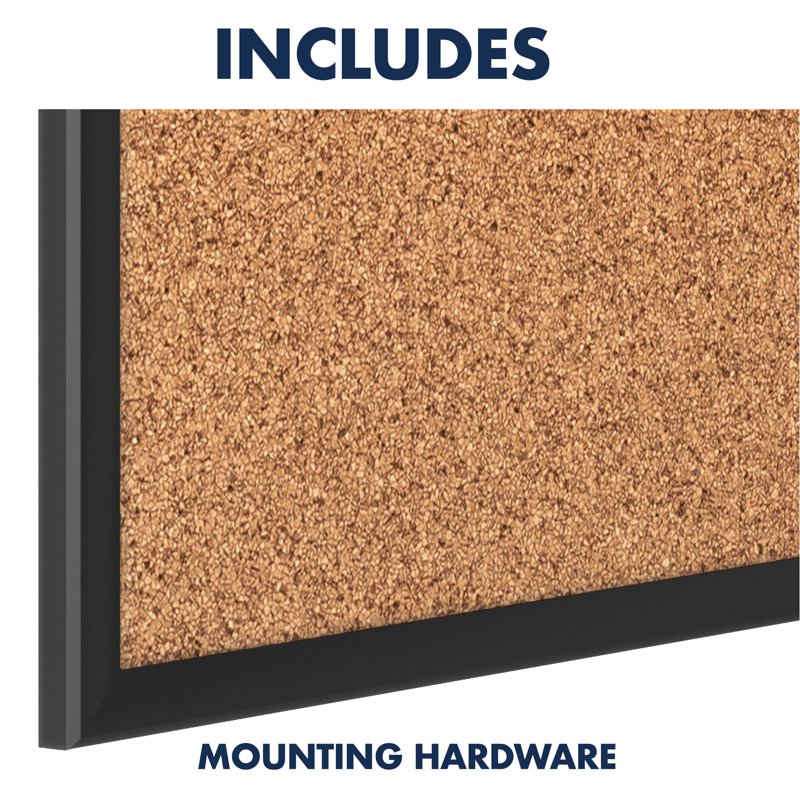 18x24 Inch Cork Bulletin Board with Aluminum Frame - Office Display Board