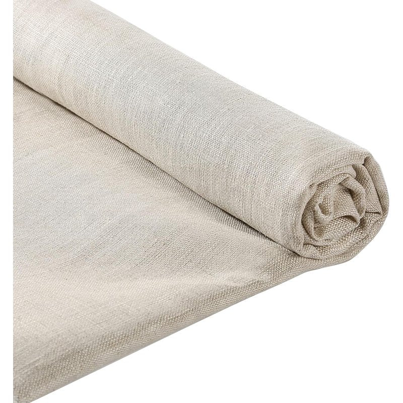 100% Linen Fabric Cloth - Solid Color Natural Textile for Sewing & Crafts