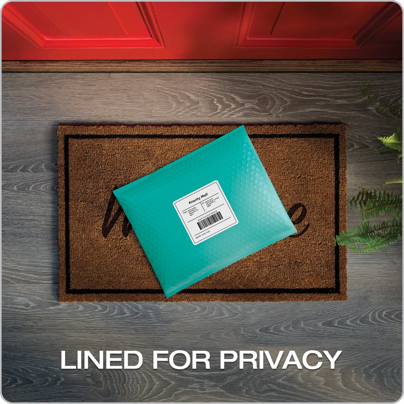 Poly Bubble Mailer Envelopes 6x9 Inches - Teal, Waterproof, Anti-Tear Shipping Bags