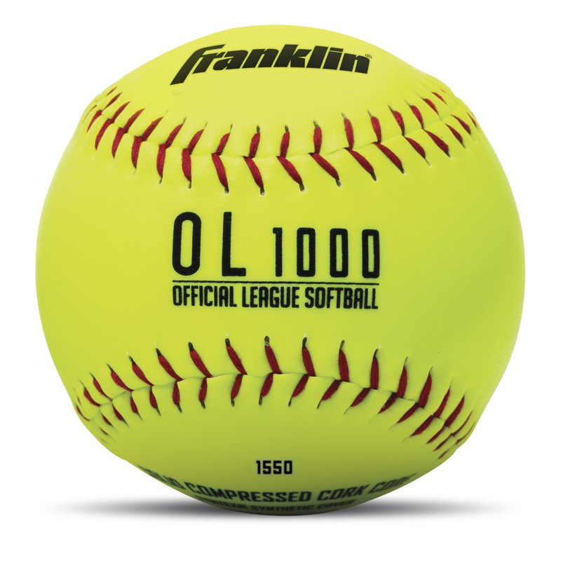 Practice Softballs - Set of 4 Official 12-Inch Softballs with Bag