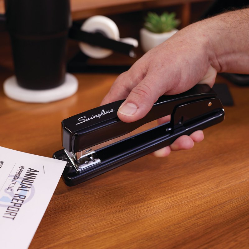 Commercial Desk Stapler - 20 Sheet Capacity, Heavy Duty, Black