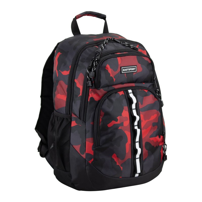 Unisex Rally Sport Backpack with Camouflage Design, Laptop & Tech Pockets