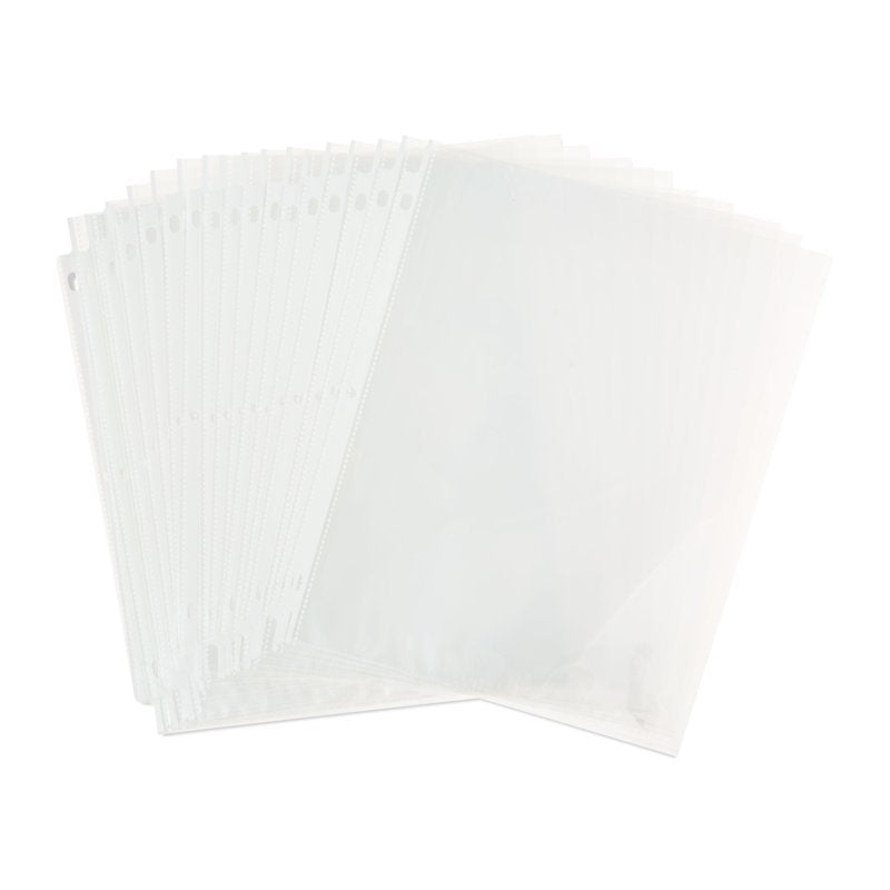 Letter Size Sheet Protectors - Pack of 100, Durable & Reusable Office Document Holders