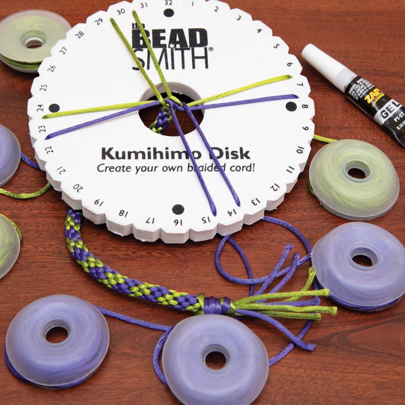 Kumihimo Jewelry Braiding Kit for Handmade Accessories - Starter Set