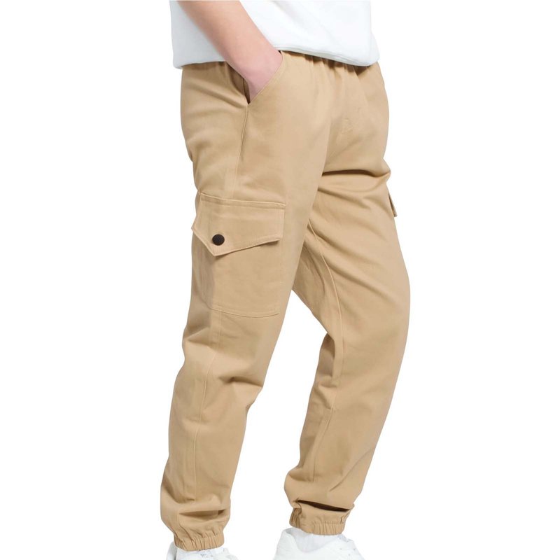 Kids Boys Cargo Pants with Elastic Waist for School and Daily Wear