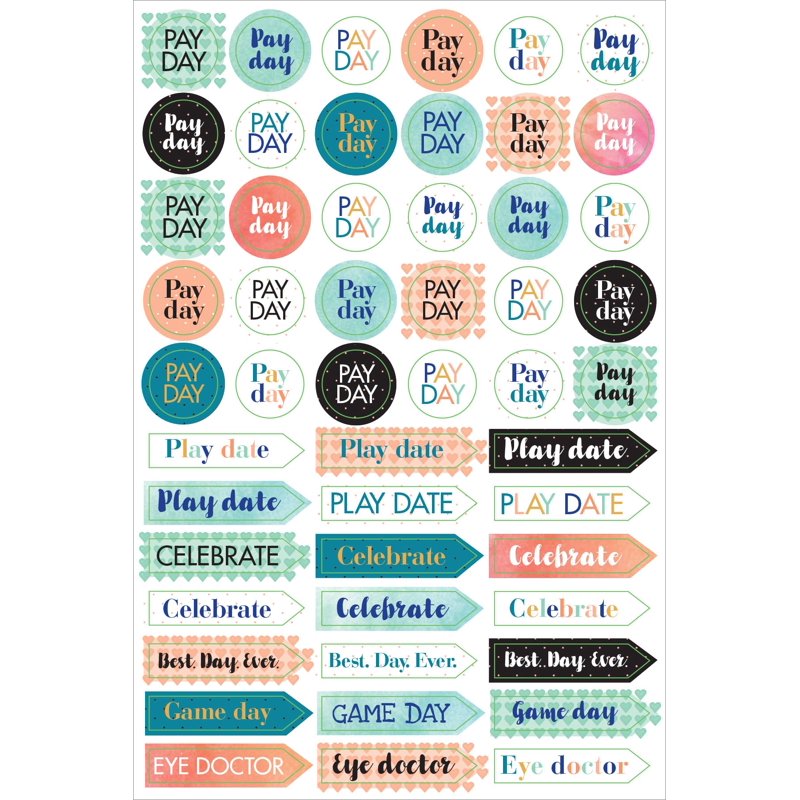 Mom's Planner Stickers Set of 575 - Printable Calendar & Journal Decor
