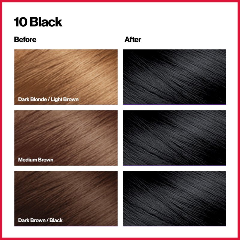 Hair Color Kit - Permanent, Ammonia-Free, Multi-Shade Options 3 Pack
