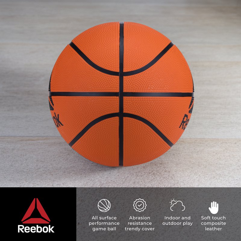 Outdoor Rubber Basketball Size 7 for All-Weather Play – Rebound & Grip