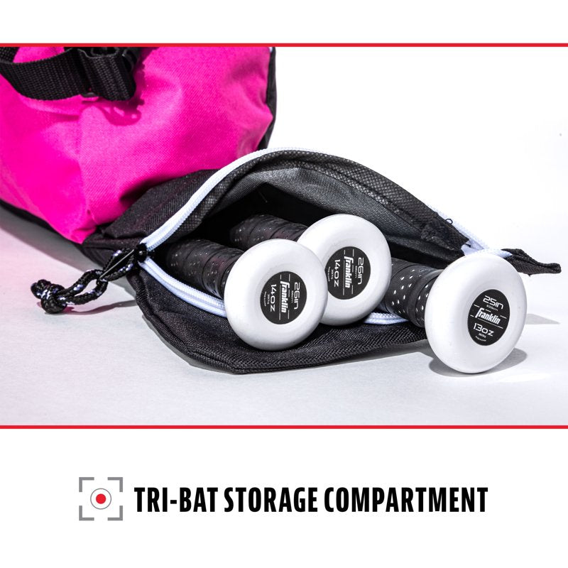 Junior Youth Baseball Bat & Equipment Bag with Ventilated Cleat Storage