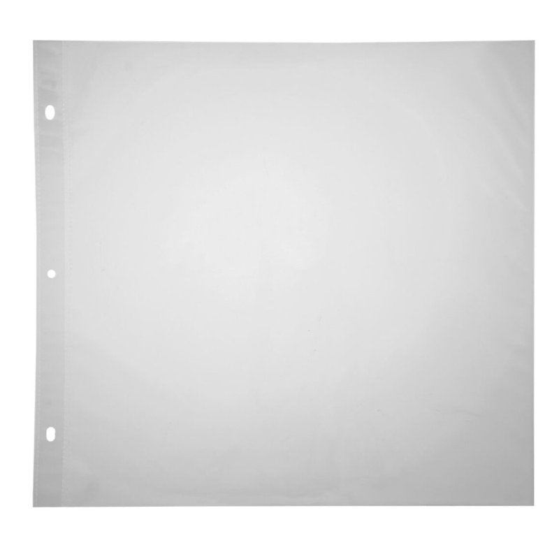 12x12 Inch Scrapbook Page Protectors Acid-Free Clear Polypropylene 20 Sheets