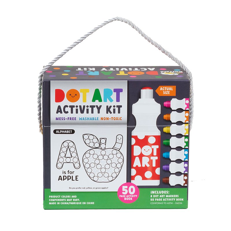 Kids Dot Art Activity Kit with Markers - Creative Art & Learning Set