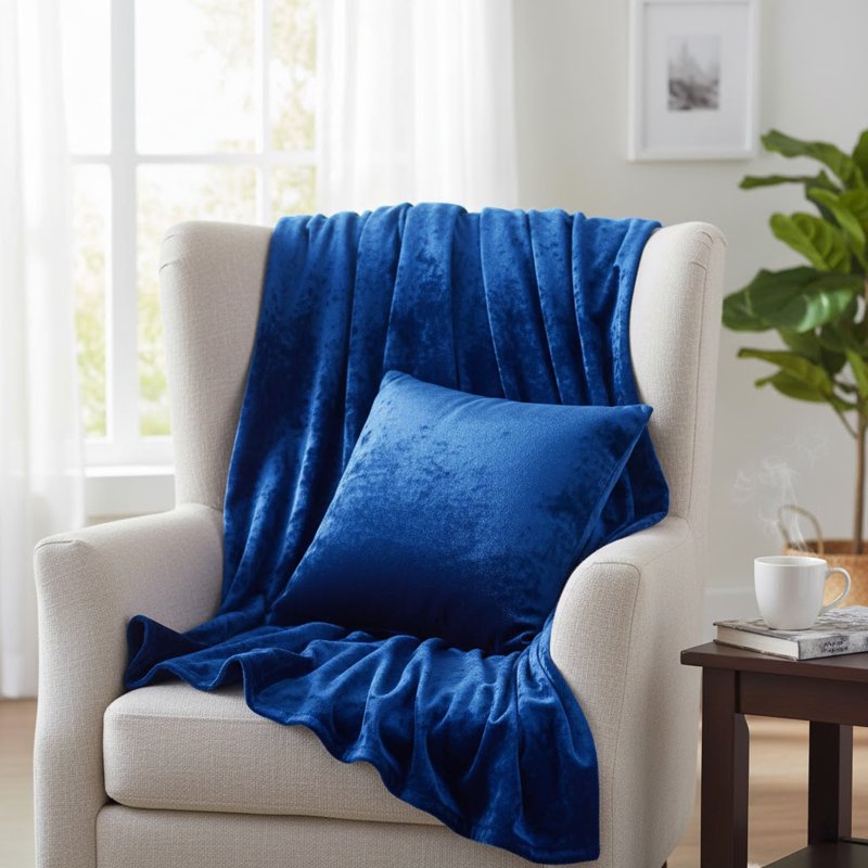 Velvet Velour Fabric by the Yard - Soft, Stretch Medium Weight for Apparel & Home Decor