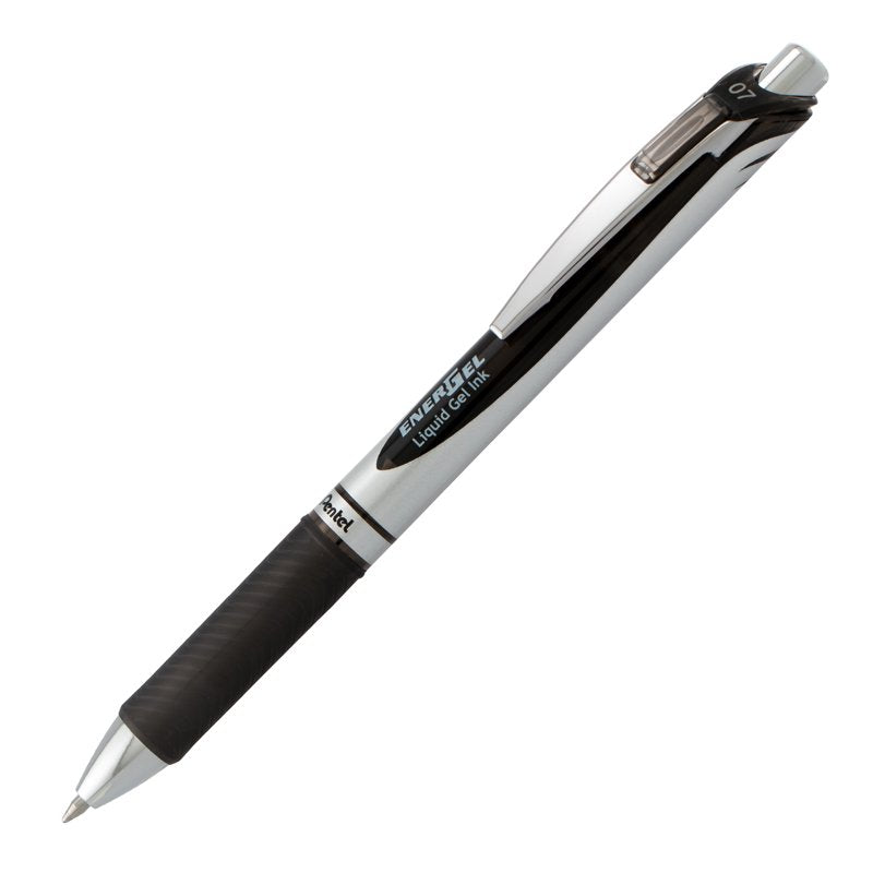 Gel Pen Set with 0.7mm Metal Tip - Smooth, Fast-Drying Ink, Black, Multiple Pack Sizes