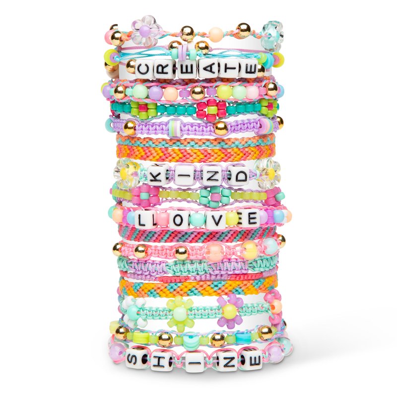 Kids' Bead & Friendship Bracelet Kit with Loom - 648 Pieces