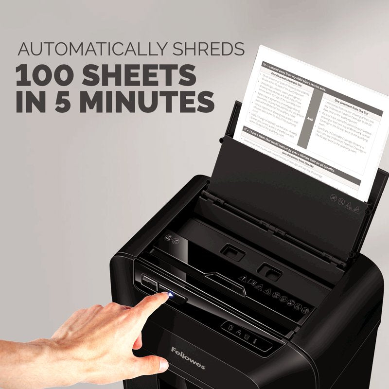 Auto Feed Micro-Cut Paper Shredder for Office Up to 100 Sheets