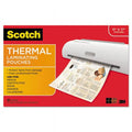 3M Commercial Thermal Laminating Pouches 3 Mil Size - Menu