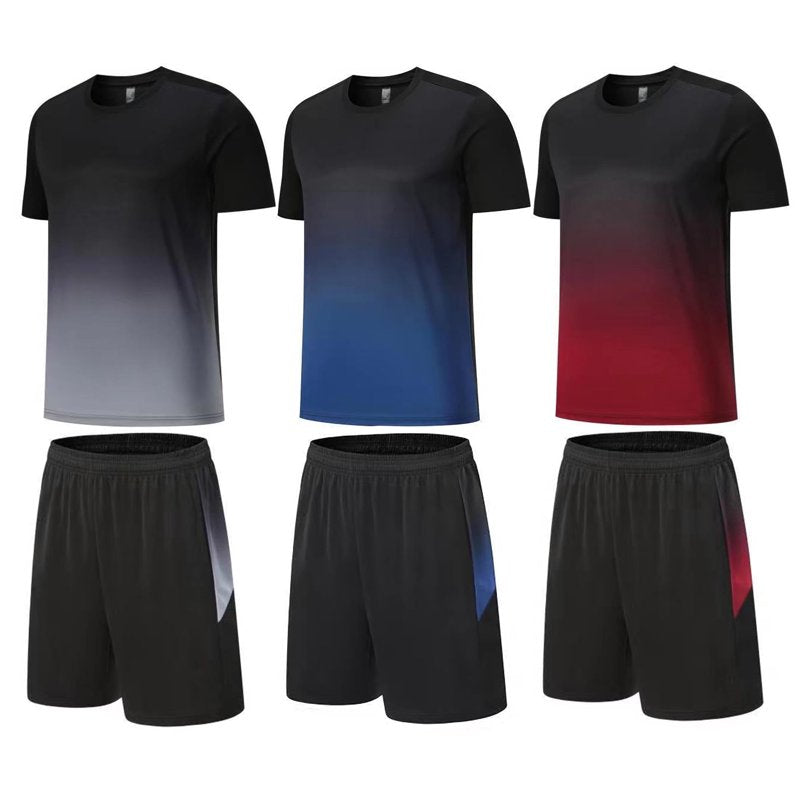 Men's 3-Piece Workout & Sportswear Set - Breathable, Quick-Dry Active Apparel