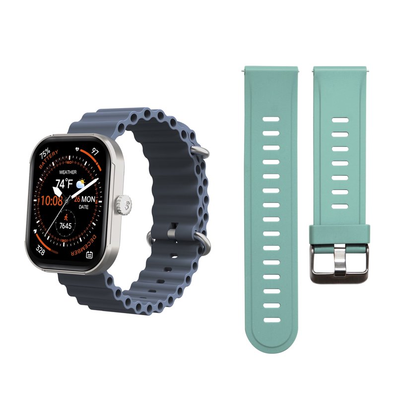 Smartwatch with 2.02-Inch AMOLED Screen Fitness Tracking Calls Sleep Monitoring