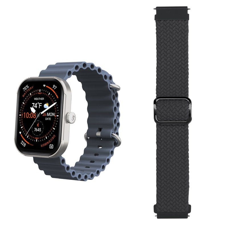 Smartwatch with 2.02-Inch AMOLED Screen Fitness Tracking Calls Sleep Monitoring