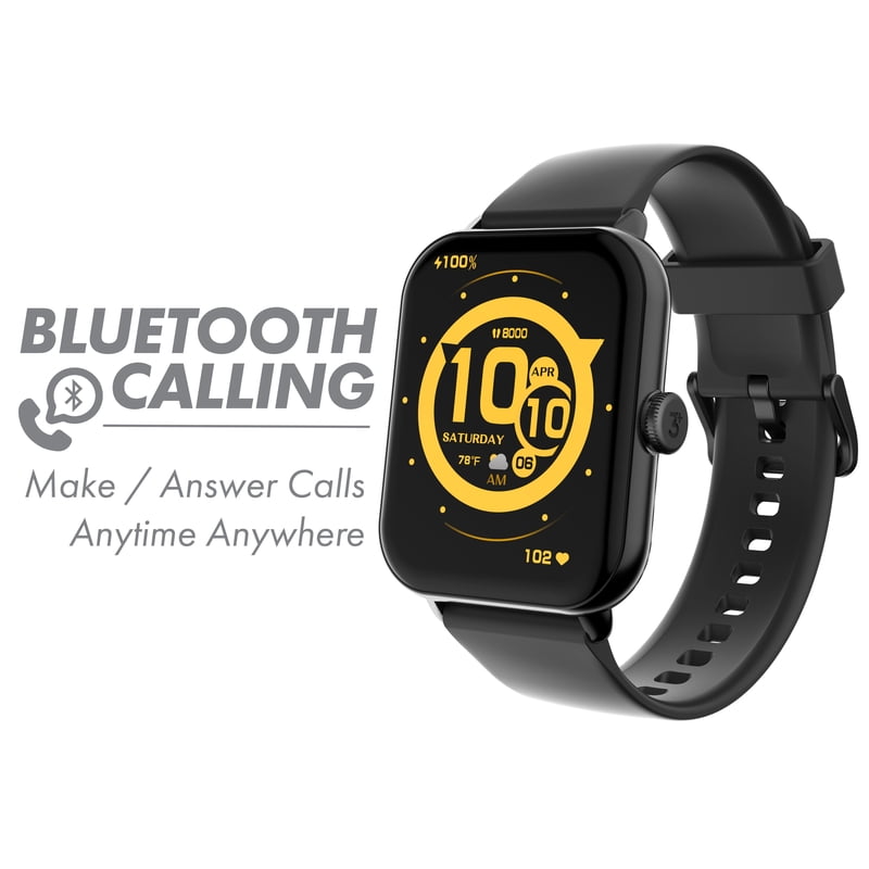 Bluetooth Calling Smartwatch Unisex Fitness Tracker with 1.96" TFT Display