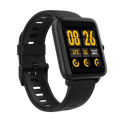 Smartwatch with Sleep Monitor GPS Workout Tracker Water Resistant - 3Plus Vibe Lite Black
