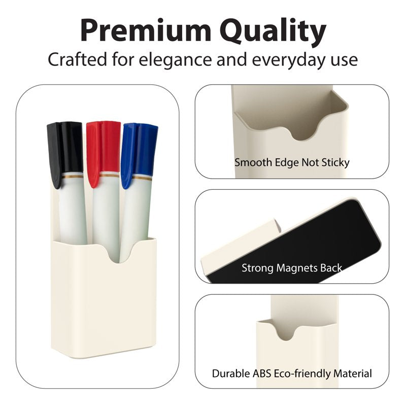 Garnen Magnetic Pen Holder for Refrigerator & Locker 2.23" x 1.08" x 4.77"