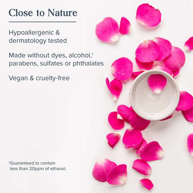 Heritage Store Rosewater & Glycerin Facial Mist - Hydrating & Refreshing Spray for Skin & Hair