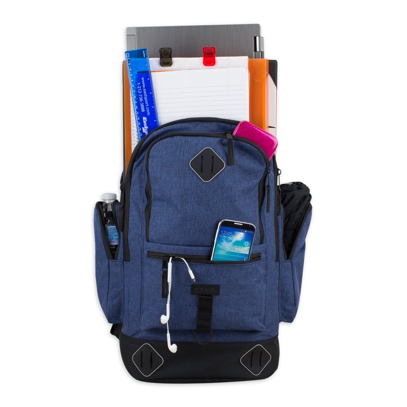 Fuel Unisex Honor Roll Backpack Navy Chambray