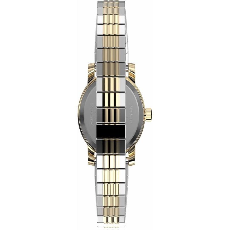 Timex Women's Cavatina 18mm Watch with Mother of Pearl Dial & Two-Tone Band
