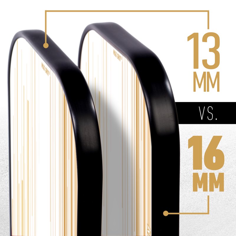 Pro Signature Pickleball Paddle 16mm Poly Core, MaxGrit Grip
