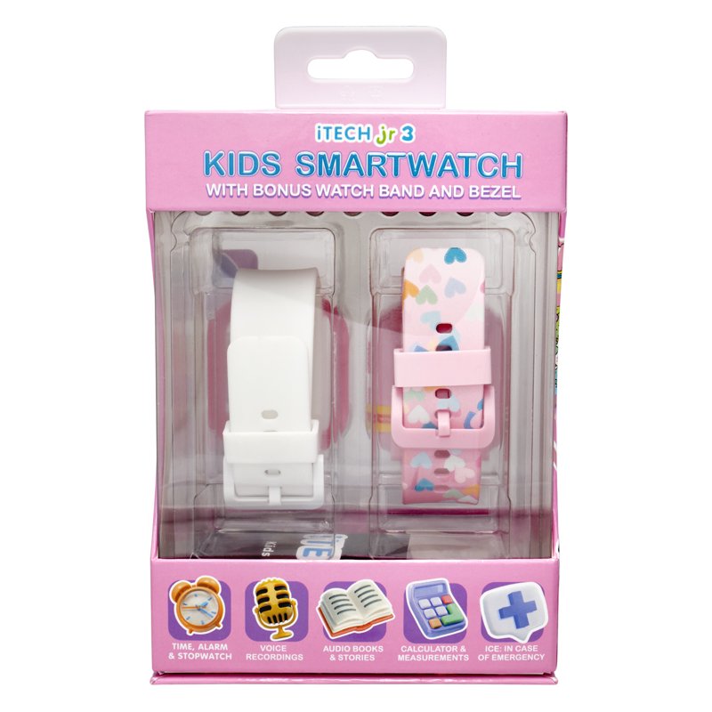 Kids Bluetooth Smartwatch with Interchangeable Straps and Features for Learning & Play