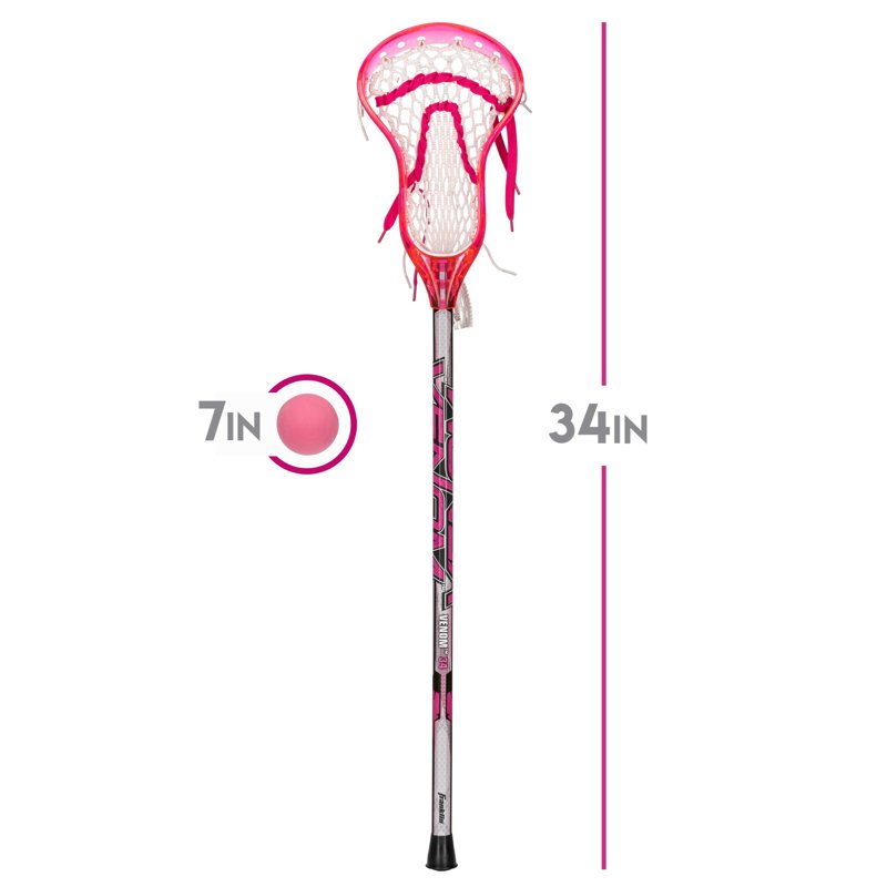 Kids Mini Lacrosse Stick and Ball Set - Beginner Youth Toy Lacrosse 34 Inch
