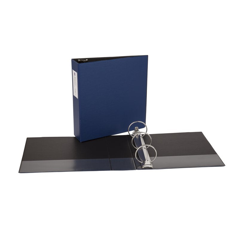 3-Inch Light Duty Binder with Label Holder, Blue, 460 Sheet Capacity
