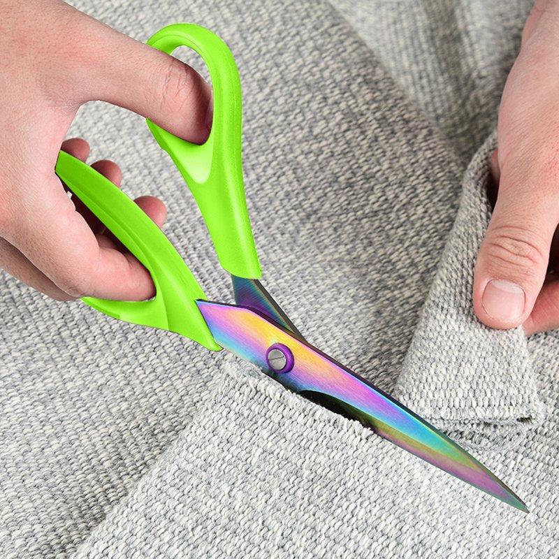 Scnor 3-Piece Titanium Alloy Craft Scissors Set - Multi-Purpose Sewing & Crafting Scissors (Variation: C, NKN210629971)