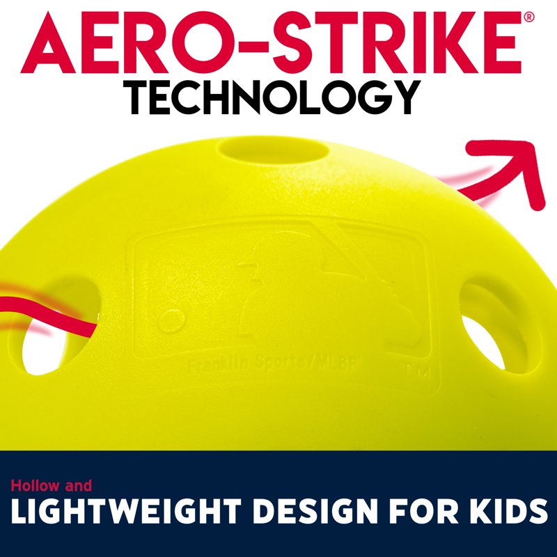 Plastic Softballs for Kids - 6 Bright Yellow 90mm Baseballs for Practice & Backyard Play
