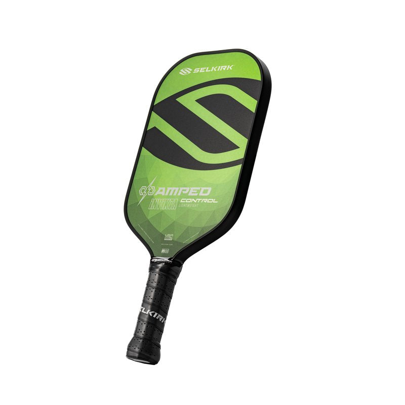 Selkirk Amped Control Pickleball Paddle - Green | Lightweight FiberFlex + X5 Core USAPA