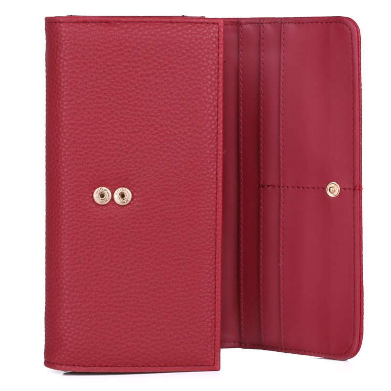 Vegan Leather Women's Wallet with RFID Blocking, Multiple Colors