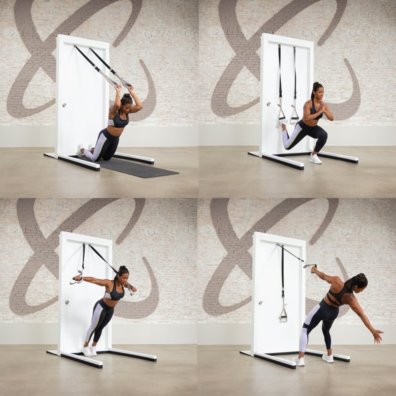 Bodyweight Training Straps with Door Anchors - 2 Pack for Full-Body Workouts