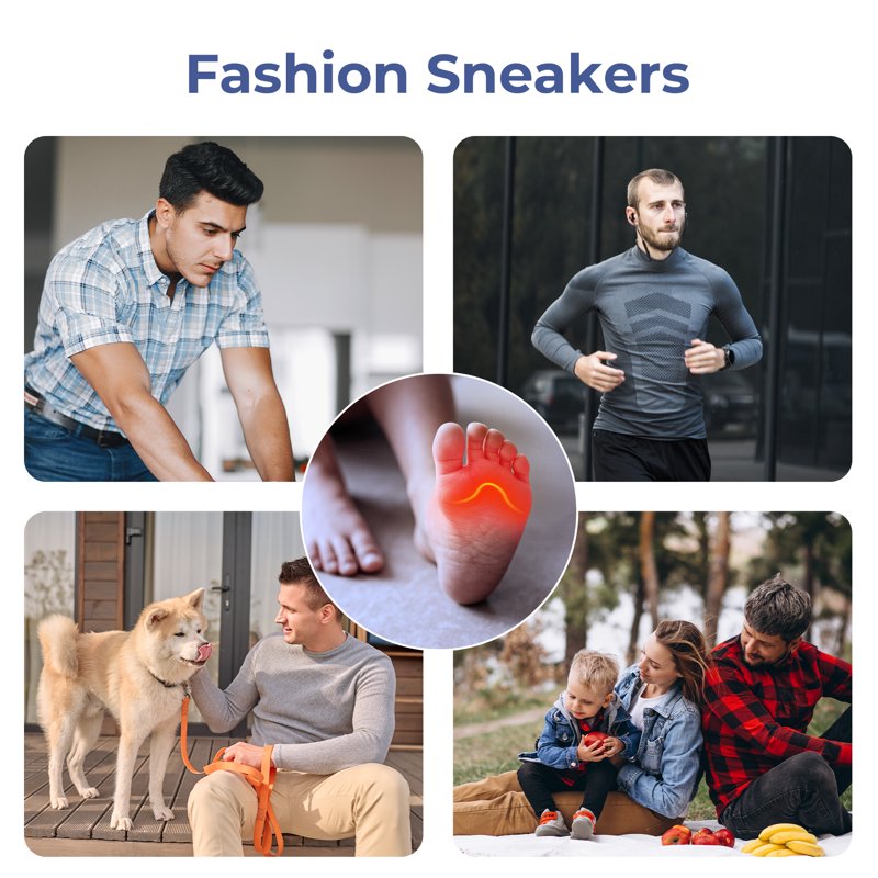 Men's Running Shoes Athletic Sneakers Breathable Non Slip Air Cushion Fitness Sneakers for Workout & Jogging