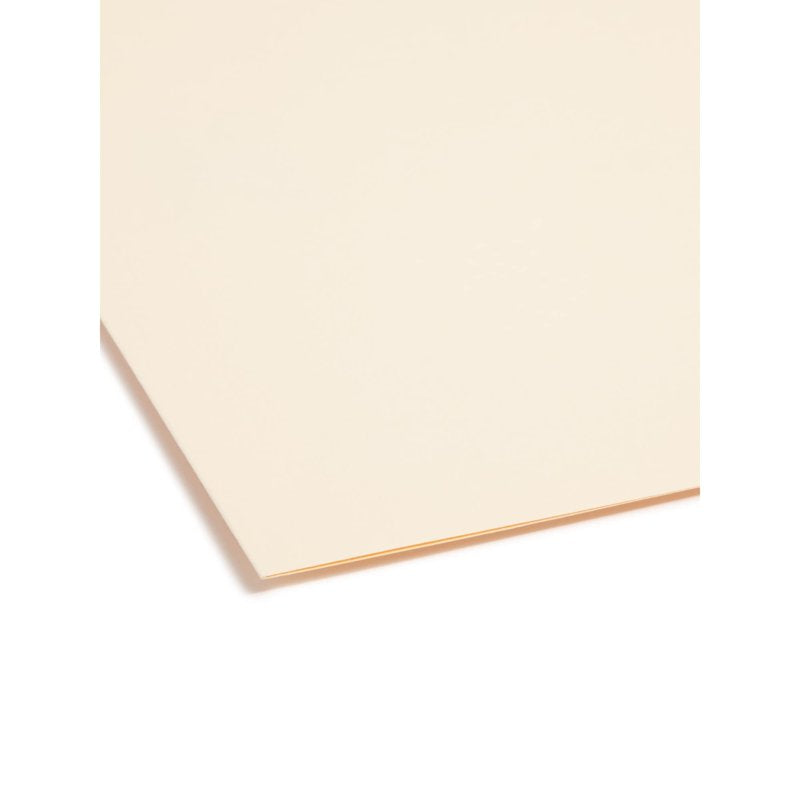 Manila Fastener File Folders with Reinforced Tab - Legal Size, 50 Pack