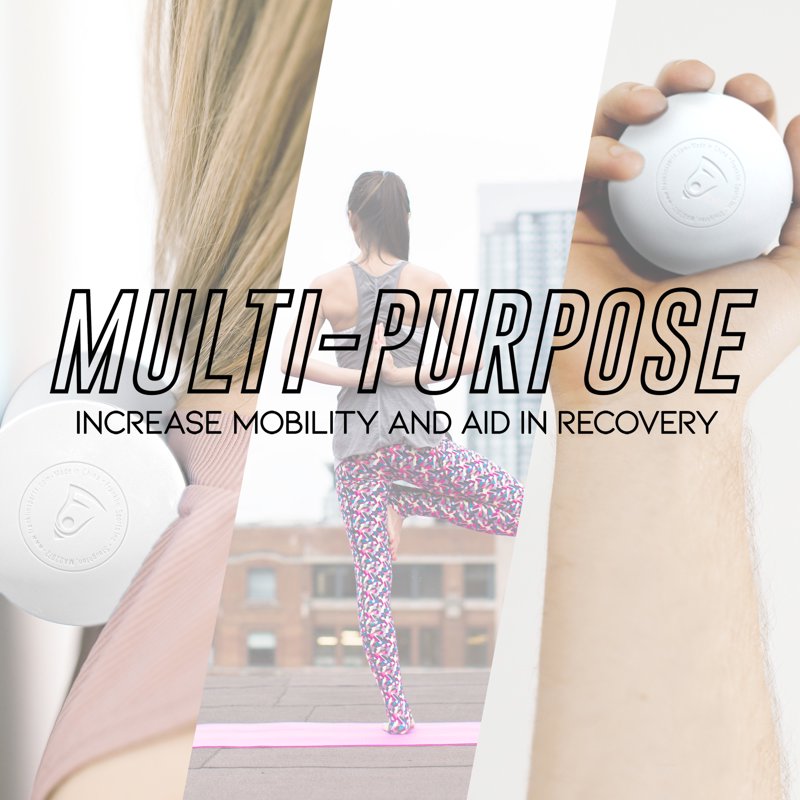 Lacrosse Balls - Official Size Rubber Practice and Training Balls, Multi-Purpose for Sports & Muscle Therapy