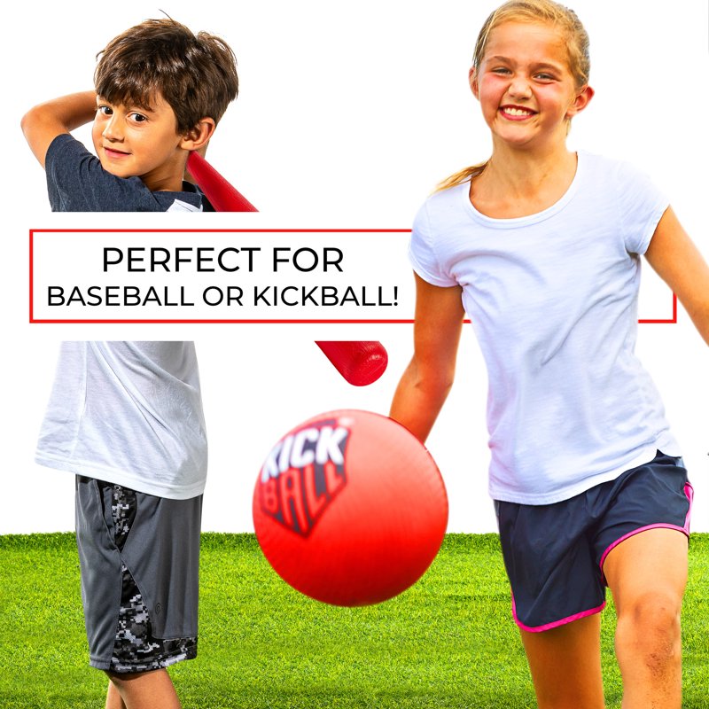 5-Piece Rubber Baseball Base Set for Softball Kickball & T-Ball | Portable & Durable