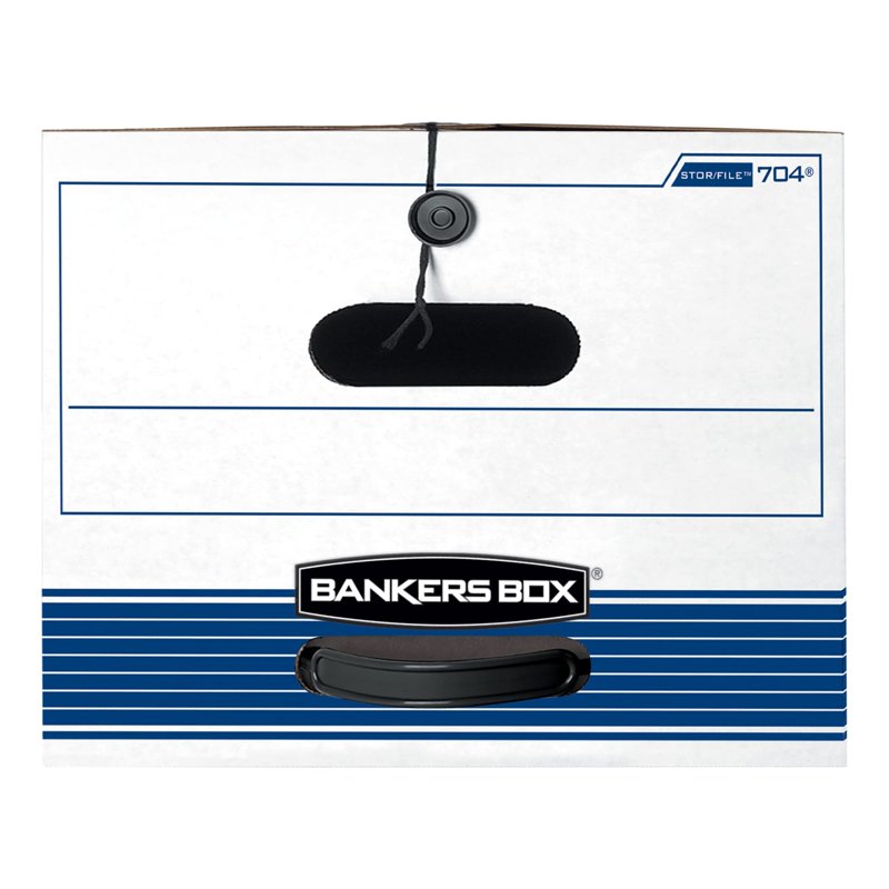 Storage Boxes with String & Button Closure - 24 x 12 x 10 Inches, Pack of 3
