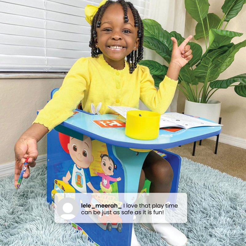 CoComelon Chair Desk with Storage Bin by Delta Children - Greenguard Gold Certified, Variation of THIS listing: CoComelon