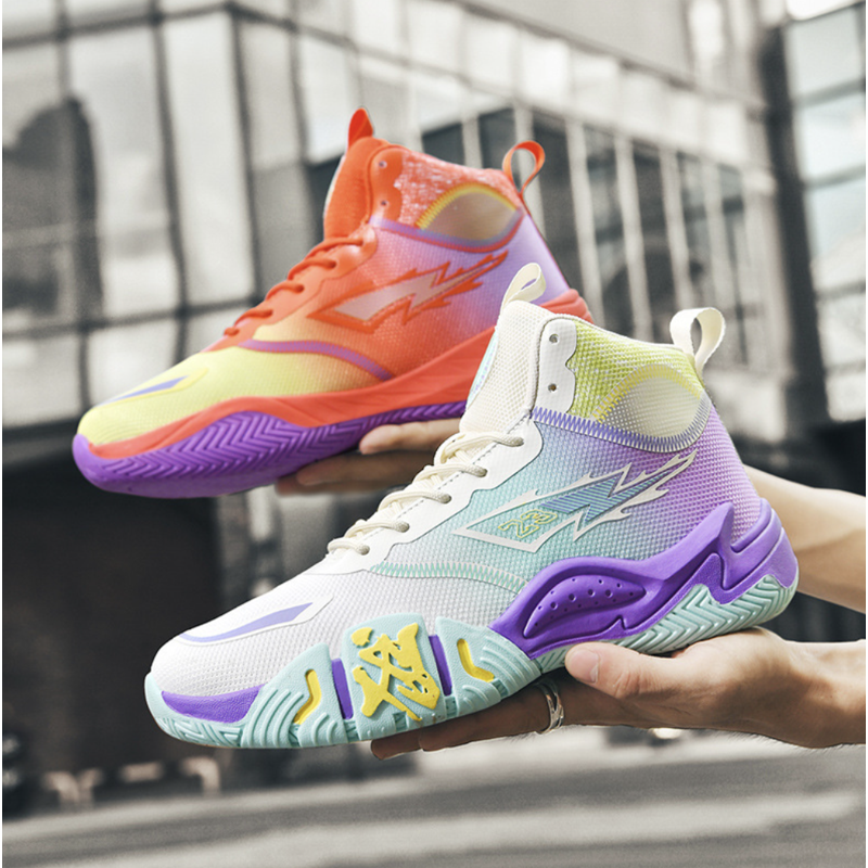 Breathable Indoor Outdoor Basketball Shoes for Youth and Men