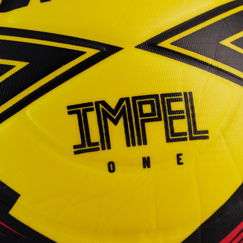Mitre Impel One Training Soccer Ball - 4, Fluo Yellow - 6-Panel, Soft-Touch Foam
