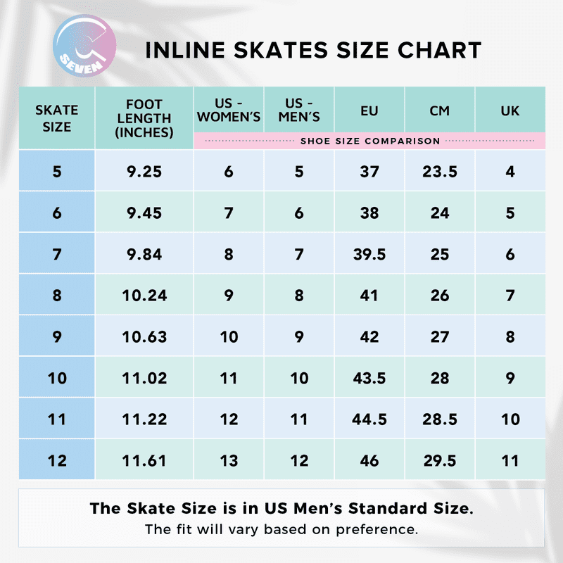 Adult Inline Skates with High-Quality Bearings and Comfort Features