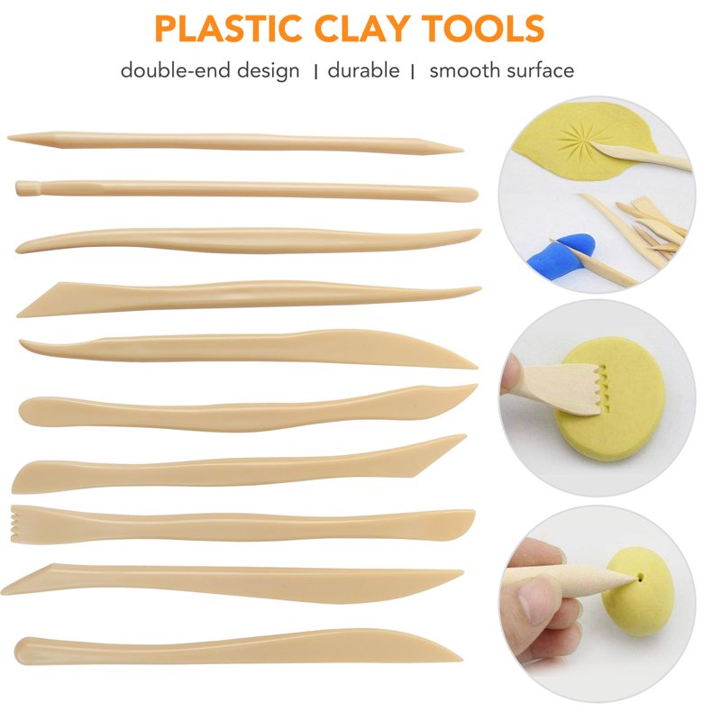 Polymer Clay Sculpting Tools Set - 30 Pcs Modeling Tools with Pouch